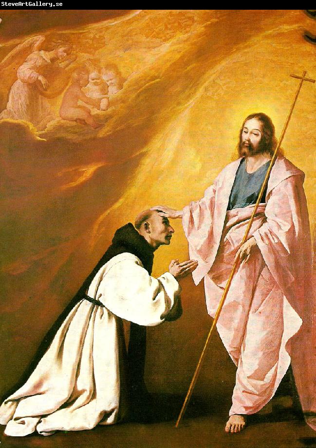 Francisco de Zurbaran jesus appears before fr .andres de salmeron